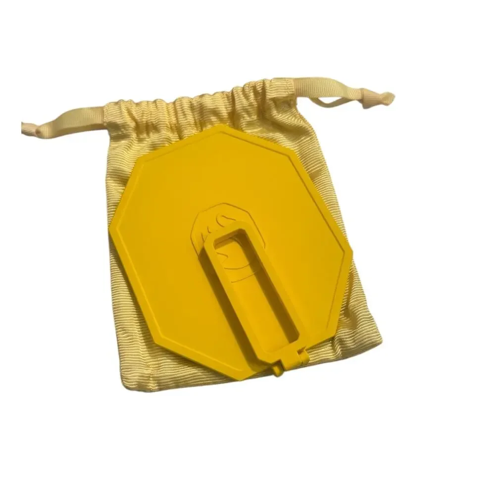 Swarovski yellow handheld mirror